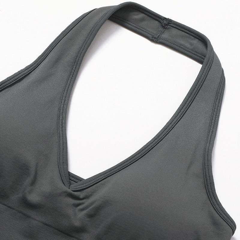 Seamless Yoga Bra + Legging + Long Sleeve Full Zipper Jacket